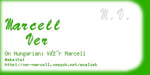 marcell ver business card